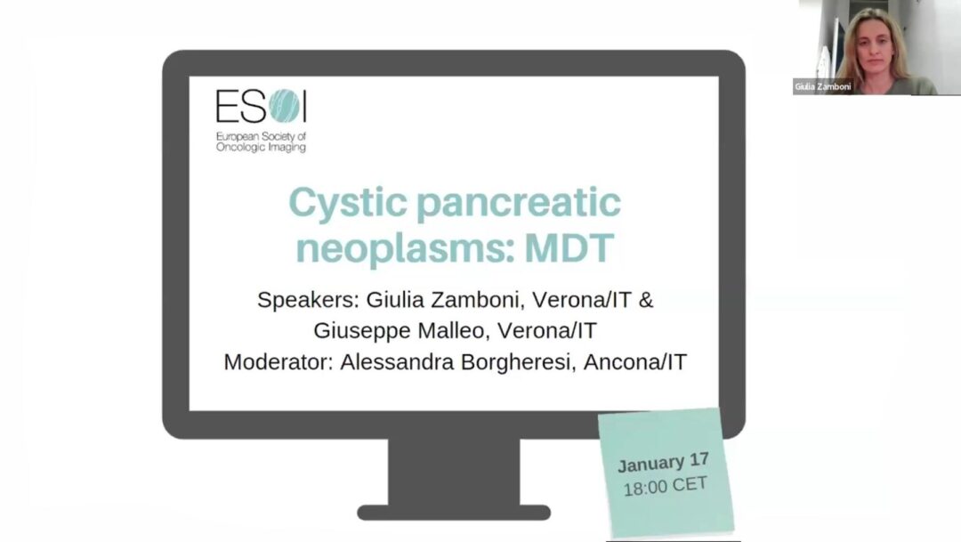 Cystic pancreatic neoplasms MDT (2024) ESOI